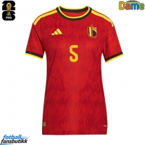 Belgia Maxim De Cuyper #5 Hjemmedrakt Dame VM 2026 Kortermet